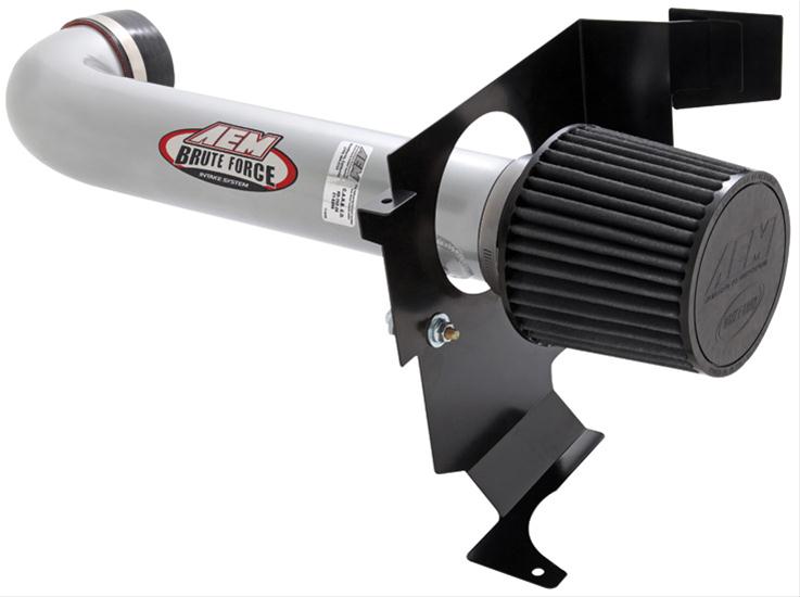 AEM Silver Synthetic Air Filter Intake 05-10 LX Cars 5.7 Hemi - Click Image to Close